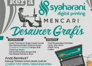 Lowongan Kerja Desain Grafis Syaharani Digital Printing di OKU Timur