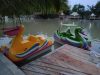 Perahu bebek di Pondok Makan dan Pemancingan Tanggul Jaya BK 9