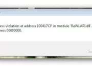 Cara mengatasi access violation at address 100417cf in module ‘RaWLAPI.dll’. Read of address 00000000
