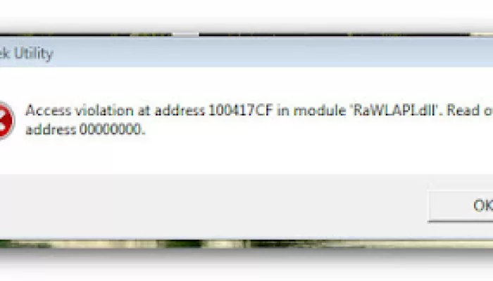 Cara mengatasi access violation at address 100417cf in module ‘RaWLAPI.dll’. Read of address 00000000