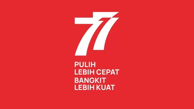 Logo HUT RI Ke 77 Tahun 2022