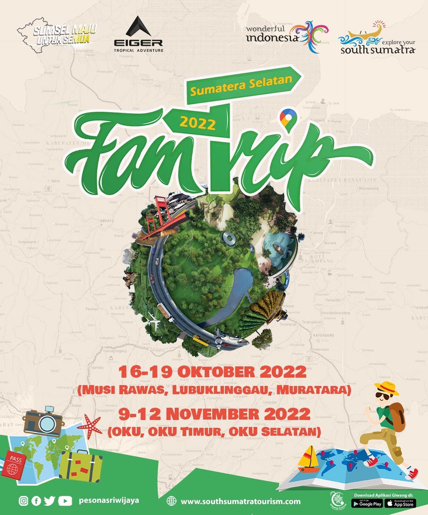 Fam Trip Sumatera Selatan 2022 di OKU Timur
