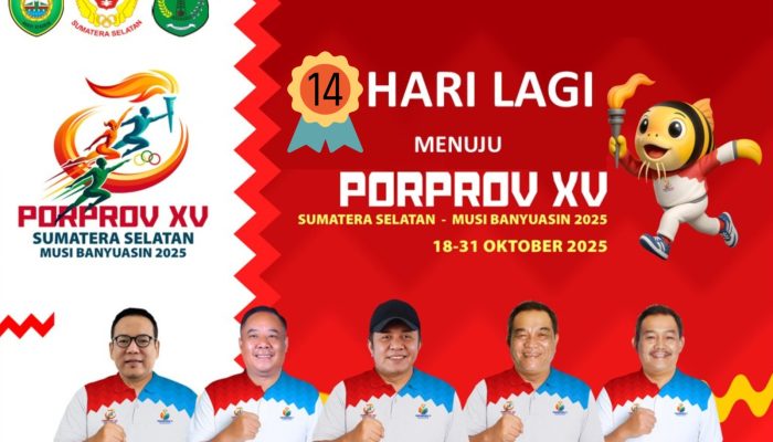 Jadwal dan Jumlah Peserta Porprov XV SUMSEL